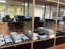 Sala de exposici&oacute;n de muestra