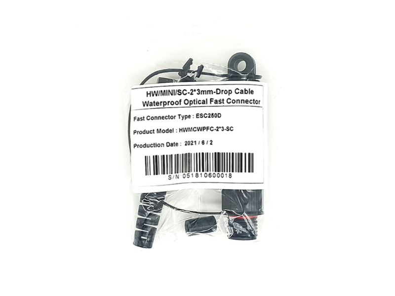 Kit de conector reforzado con fibra &oacute;ptica, conector impermeable Mini SC IP68 para Huawei