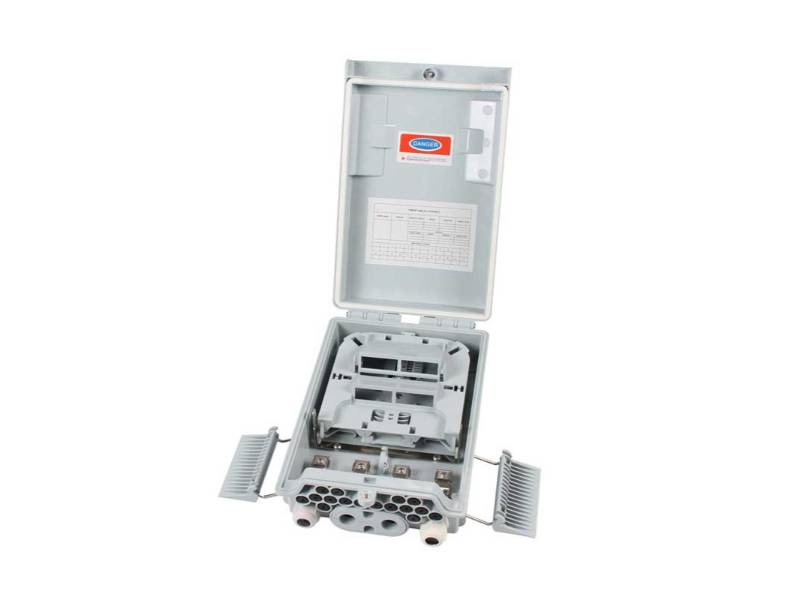 Caja de distribuci&oacute;n exterior NAP de fibra FTTH de 16 n&uacute;cleos para sistema FTTX