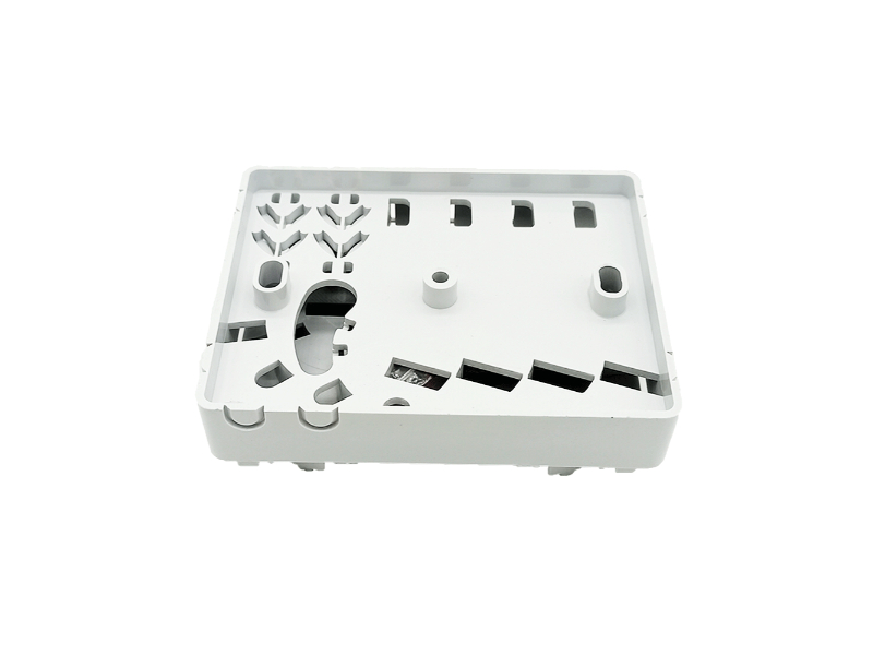 Mini caja interior de placa frontal de distribuci&oacute;n de fibra &oacute;ptica de FTTH de 4 puertos