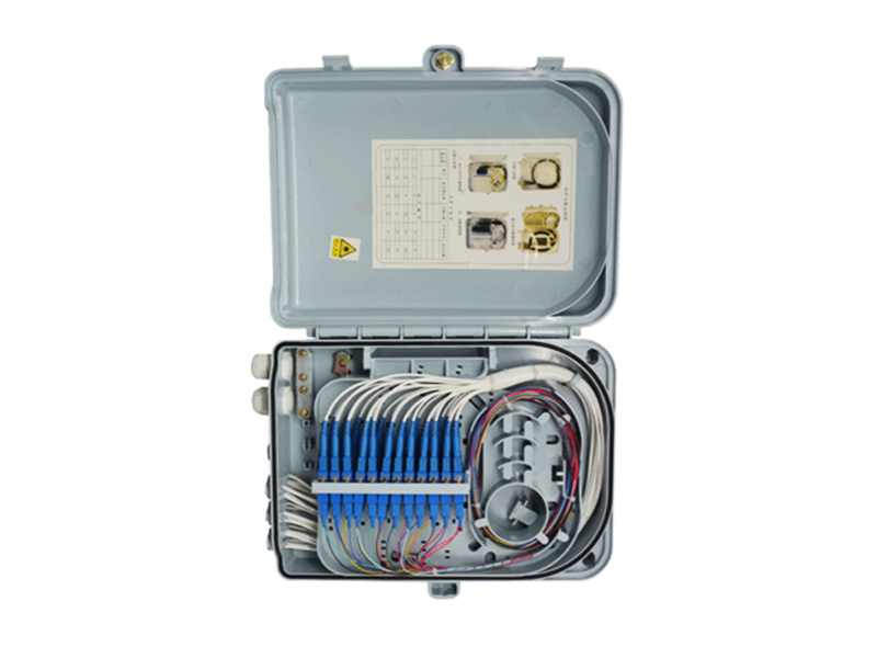 Caja de terminaci&oacute;n de fibra &oacute;ptica ABS de 24 n&uacute;cleos Caja de conexiones de fibra &oacute;ptica de 24 puertos Caja de distribuci&oacute;n de fibra &oacute;ptica ftth para interiores/exteriores