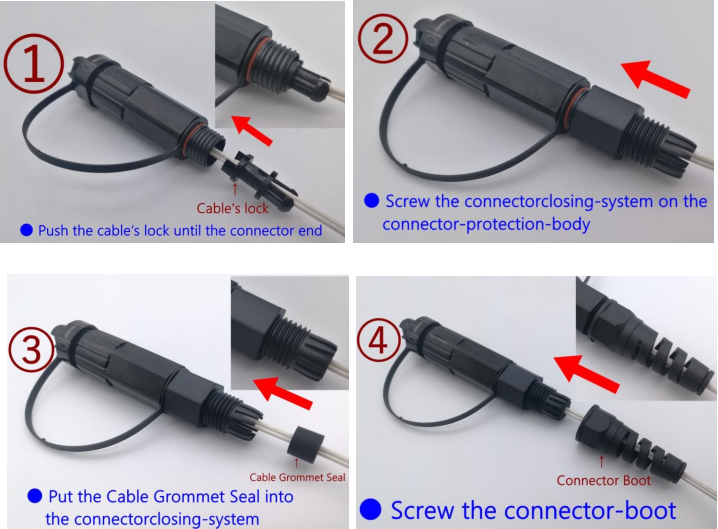 Kit de conector reforzado con fibra óptica, conector impermeable Mini SC IP68 para Huawei
