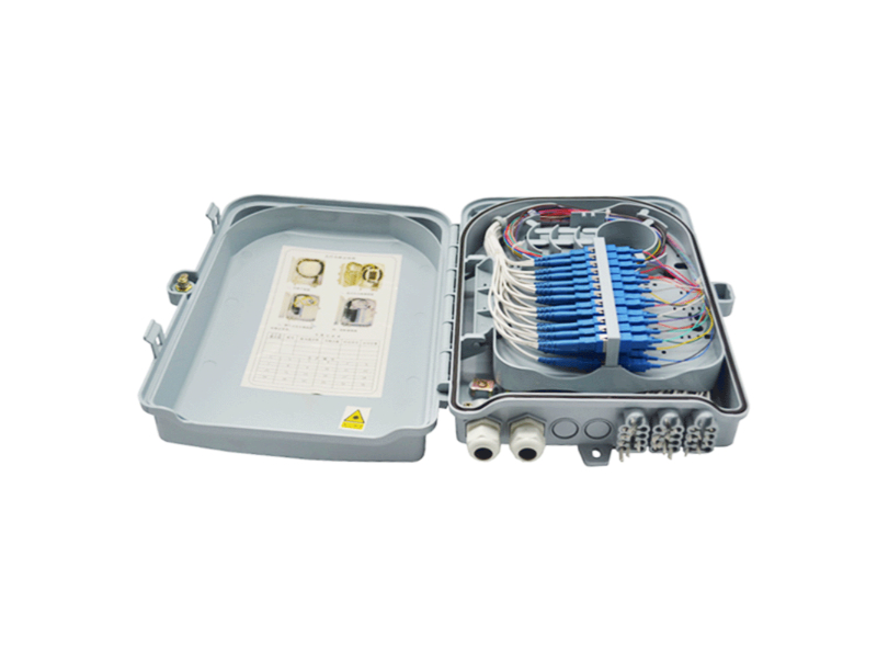 Caja de terminaci&oacute;n de fibra &oacute;ptica ABS de 24 n&uacute;cleos Caja de conexiones de fibra &oacute;ptica de 24 puertos Caja de distribuci&oacute;n de fibra &oacute;ptica ftth para interiores/exteriores