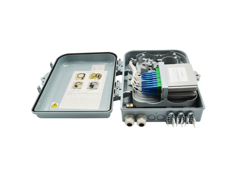 Caja de terminaci&oacute;n de fibra &oacute;ptica ABS de 24 n&uacute;cleos Caja de conexiones de fibra &oacute;ptica de 24 puertos Caja de distribuci&oacute;n de fibra &oacute;ptica ftth para interiores/exteriores