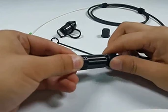 Conector r&aacute;pido preterminado, reforzado, impermeable, Huawei Mini/SC, instalable en campo