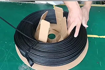 Cable de conexi&oacute;n para cable de bajada con placa de papel empaquetado Easy Cabling para FTTH