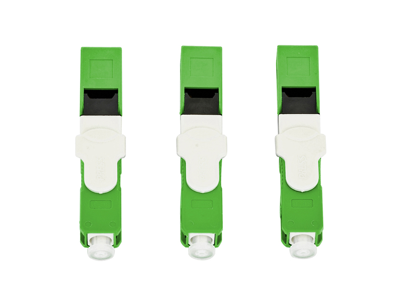 Conector r&aacute;pido SC APC de fibra &oacute;ptica FTTH ESC250D