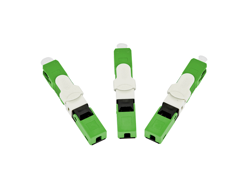 Conector r&aacute;pido SC APC de fibra &oacute;ptica FTTH ESC250D