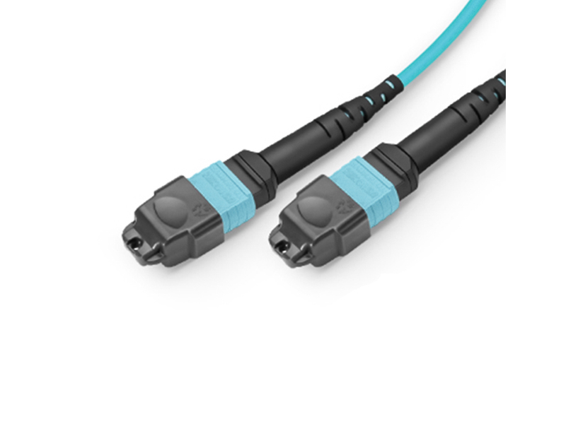 Parche de fibra &oacute;ptica troncal de 2-12 MPO MTP OM3 de 24 n&uacute;cleos y 3,0 mm cord