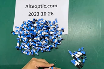 Conjunto de conector r&aacute;pido de fibra &oacute;ptica ESC250D SC UPC