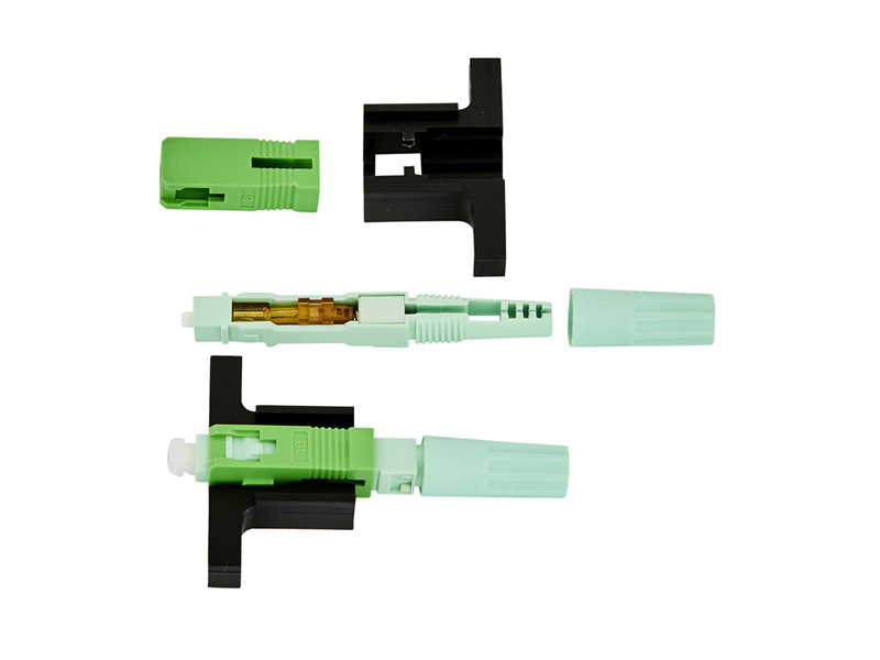 Conector r&aacute;pido SC UPC/APC de fibra &oacute;ptica FTTH AT18