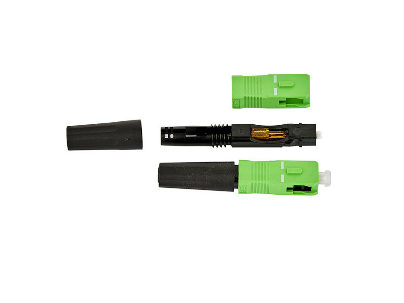 Conector r&aacute;pido SC APC de fibra &oacute;ptica FTTH AT-H02