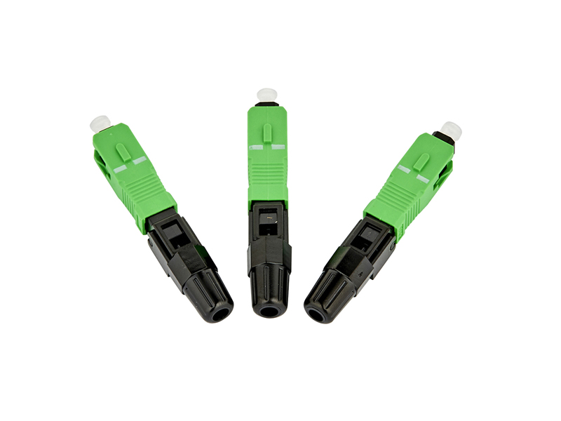 Conector r&aacute;pido SC APC de fibra &oacute;ptica FTTH AT H01