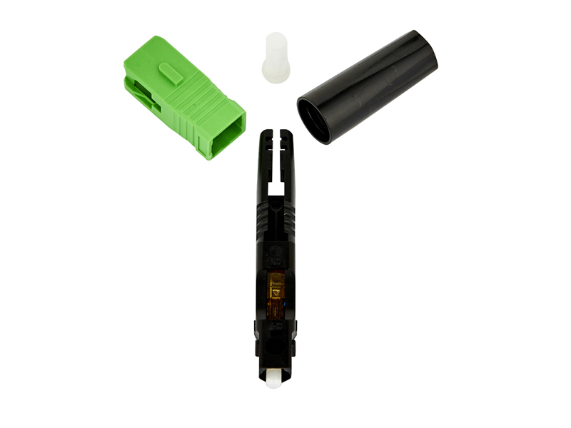 Conector r&aacute;pido SC APC de fibra &oacute;ptica FTTH AT-H04