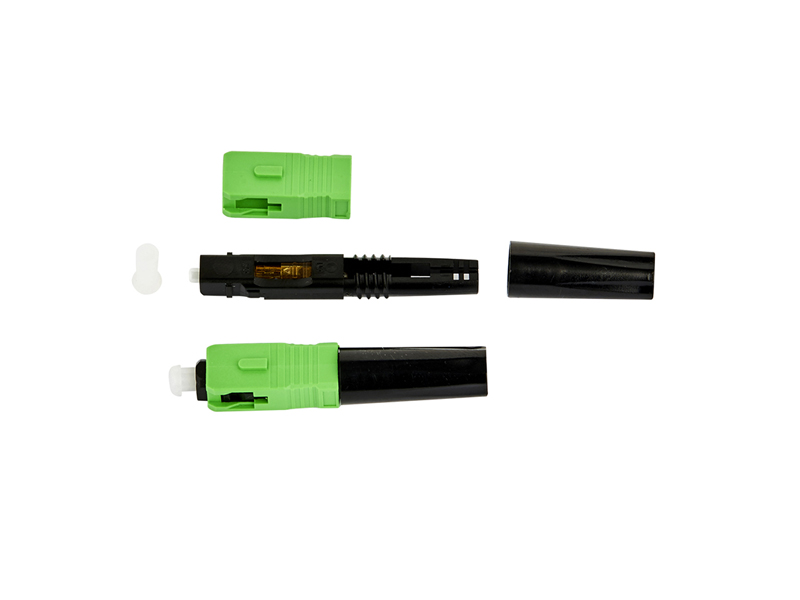 Conector r&aacute;pido SC APC de fibra &oacute;ptica FTTH AT-H04