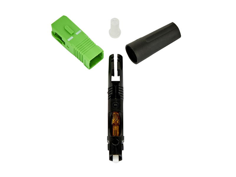 Conector r&aacute;pido SC APC de fibra &oacute;ptica FTTH AT-H02