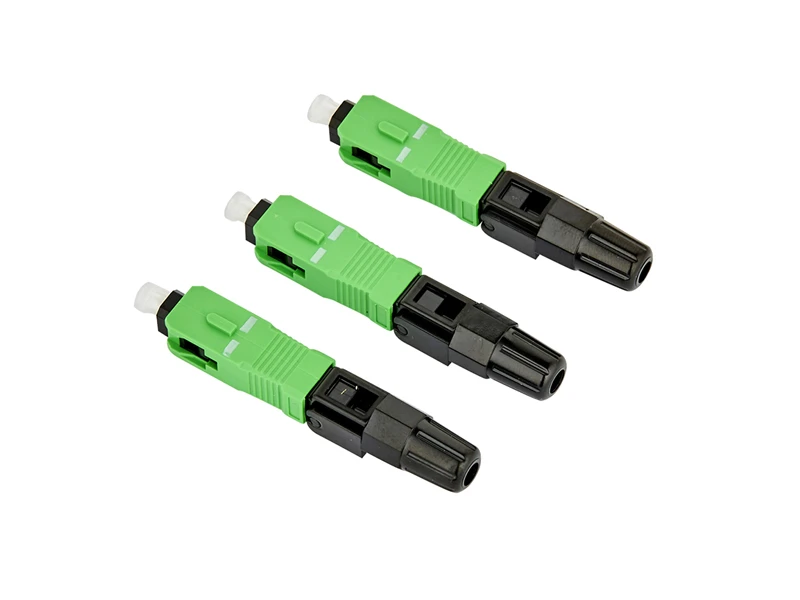 Conector r&aacute;pido SC APC de fibra &oacute;ptica FTTH AT H01