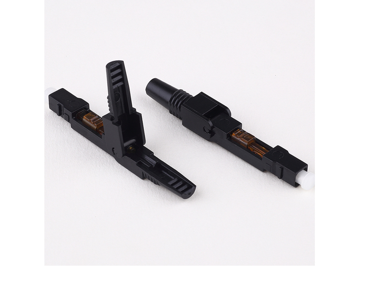 Conector r&aacute;pido SC APC de fibra &oacute;ptica FTTH AT H01