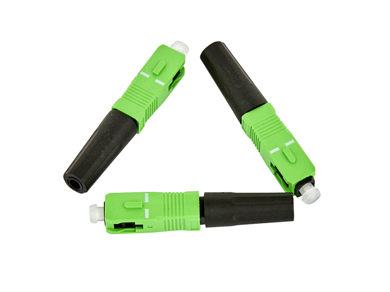 Conector r&aacute;pido SC APC de fibra &oacute;ptica FTTH AT-H02