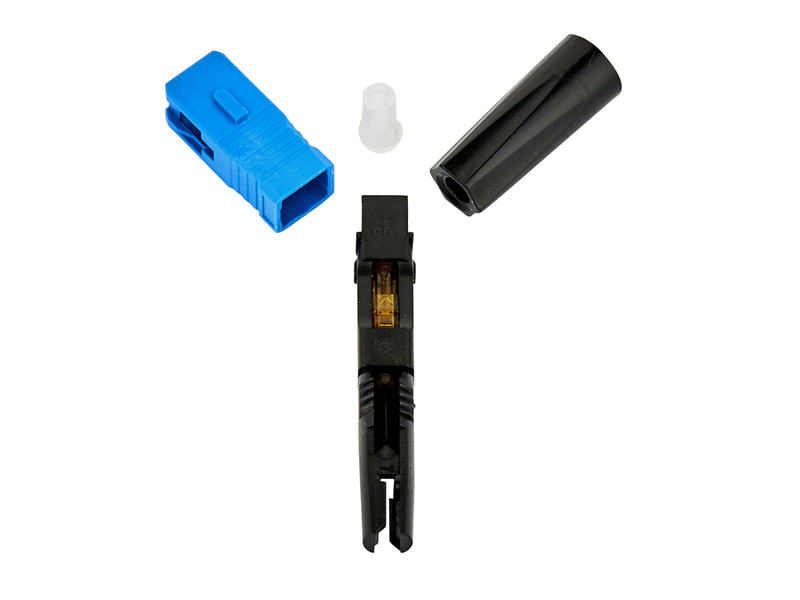 Conector r&aacute;pido SC UPC de fibra &oacute;ptica FTTH AT-H04