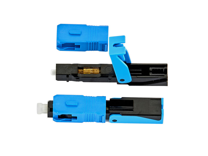 Conector r&aacute;pido SC UPC de fibra &oacute;ptica FTTH AT-H07