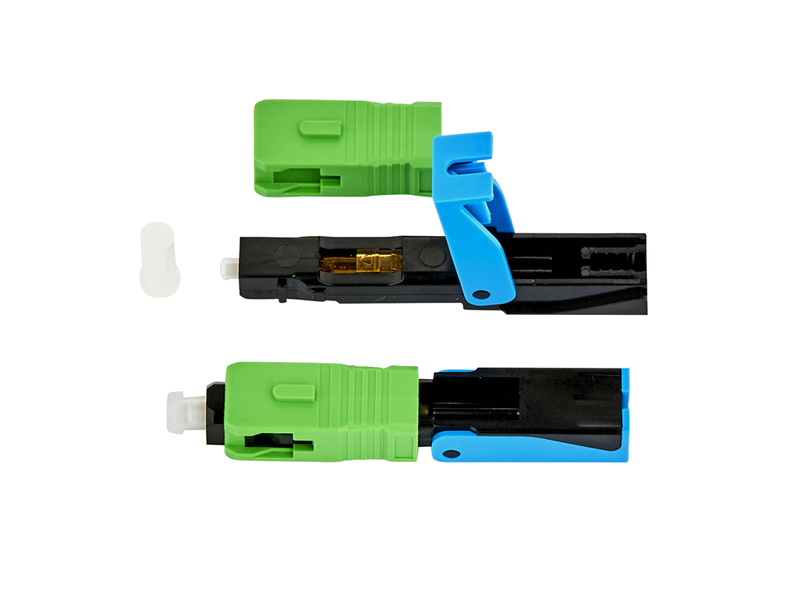 Conector r&aacute;pido SC APC de fibra &oacute;ptica FTTH AT-H07