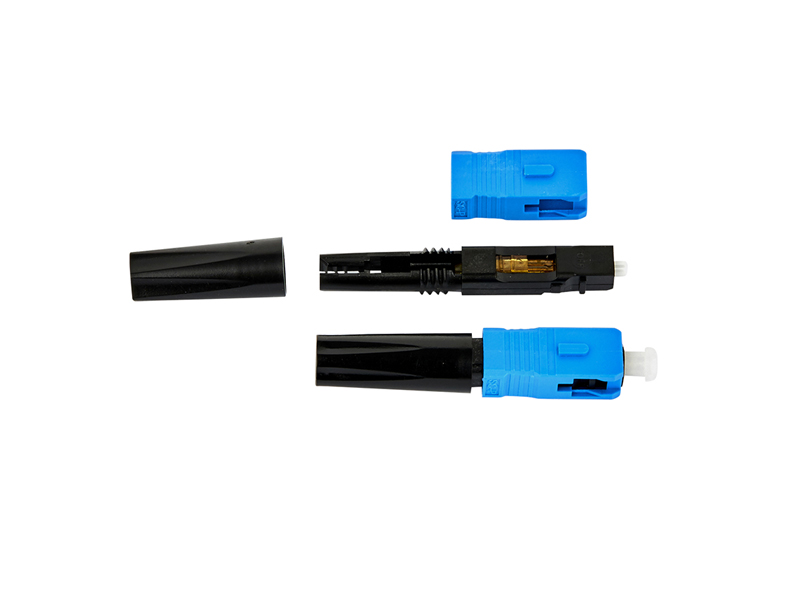 Conector r&aacute;pido SC UPC de fibra &oacute;ptica FTTH AT-H04