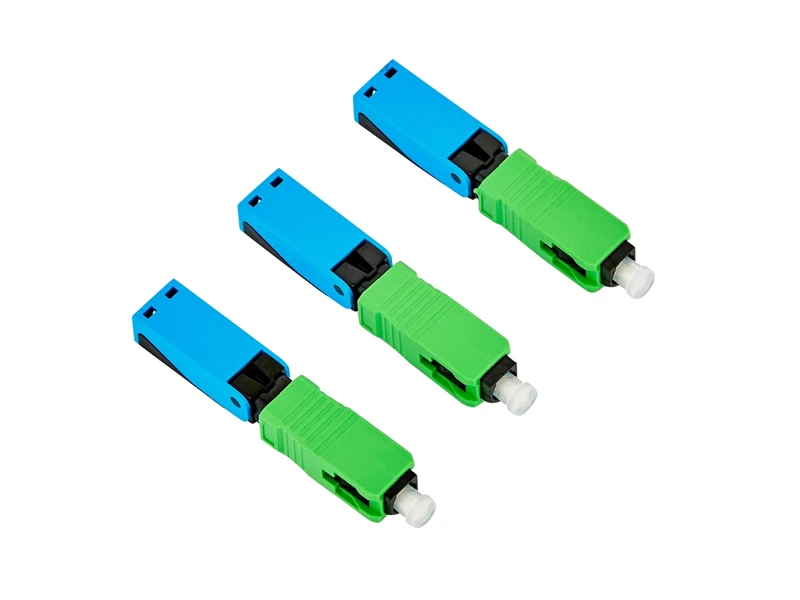 Conector r&aacute;pido SC APC de fibra &oacute;ptica FTTH AT-H07