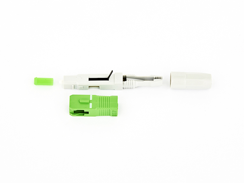 Conector r&aacute;pido SC APC de fibra &oacute;ptica FTTH AT-Z01