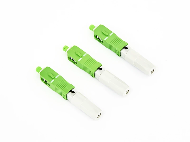 Conector r&aacute;pido SC APC de fibra &oacute;ptica FTTH AT-Z01