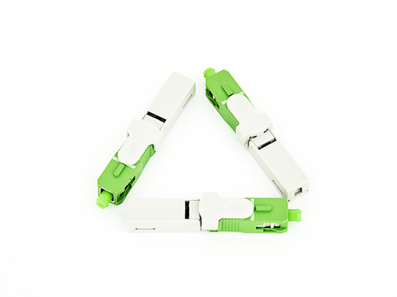 Conector r&aacute;pido SC APC de fibra &oacute;ptica FTTH AT-Z03