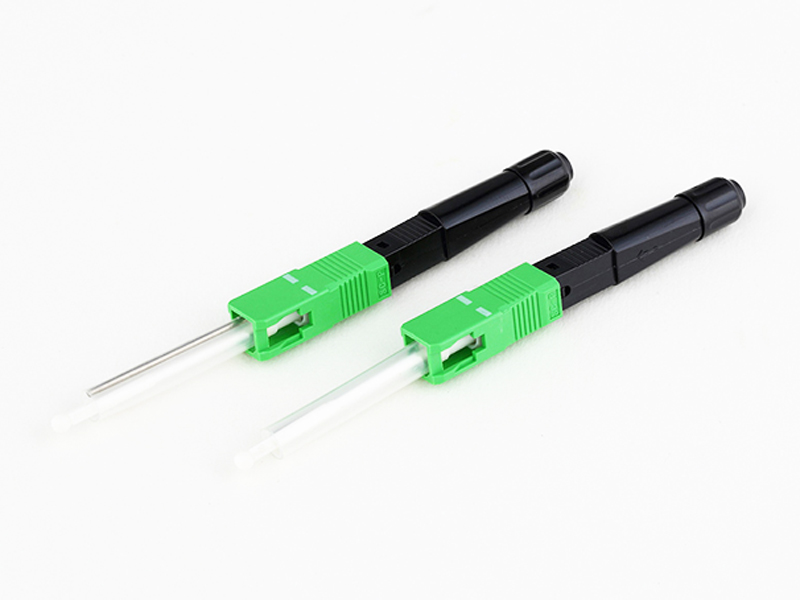 Conector r&aacute;pido FTTH AT-RR SC APC de fibra &oacute;ptica SC APC