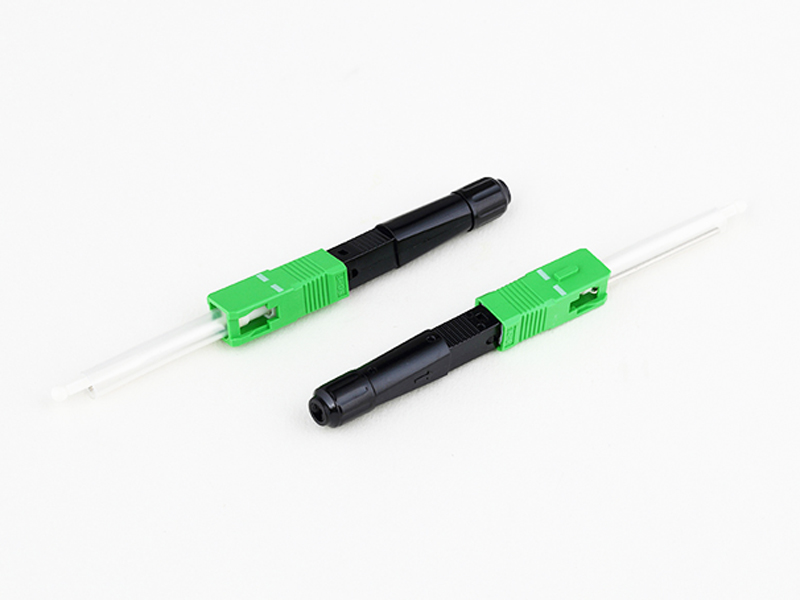 Conector r&aacute;pido FTTH AT-RR SC APC de fibra &oacute;ptica SC APC
