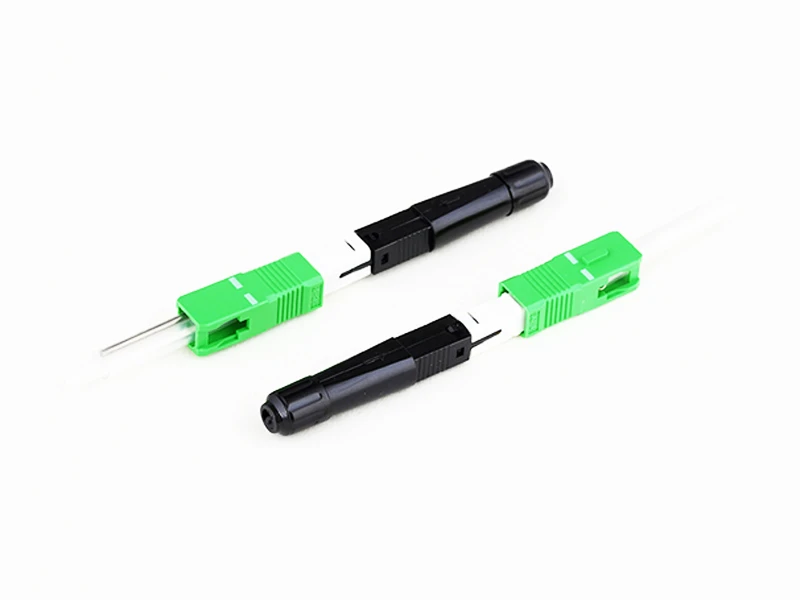 Conector r&aacute;pido FTTH AT-RR SC APC de fibra &oacute;ptica SC APC
