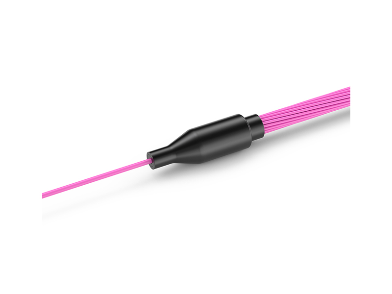 MPO/APC hembra-12x DLC OM4 24 n&uacute;cleos Arneses MPO/MTP Cables de conexi&oacute;n en abanico