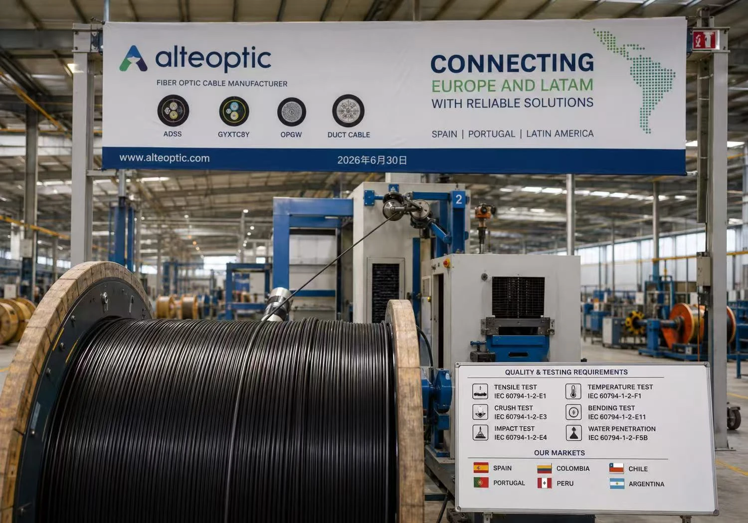 &iquest;C&oacute;mo pueden los cables de fibra &oacute;ptica ADSS y GYXTC8Y respaldar la expansi&oacute;n de la red en Espa&ntilde;a?