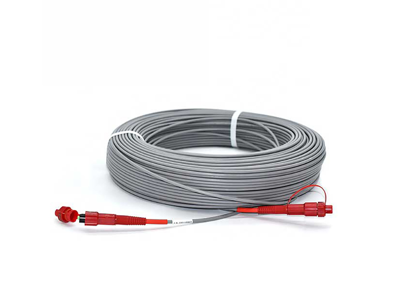 Cable redondo de 5,0 mm IP68 Impermeable Mini SCAPCTo Mini SCAPC Compatible Huawei para FTTA Precio de f&aacute;brica Cable de fibra &oacute;ptica Cable de conexi&oacute;n