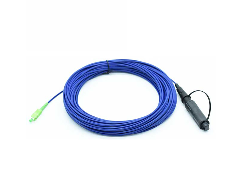 Cable de fibra &oacute;ptica blindado a precio de f&aacute;brica compatible Cable de conexi&oacute;n OptiTap SCAPC H Optic Corning para FTTH FTTA