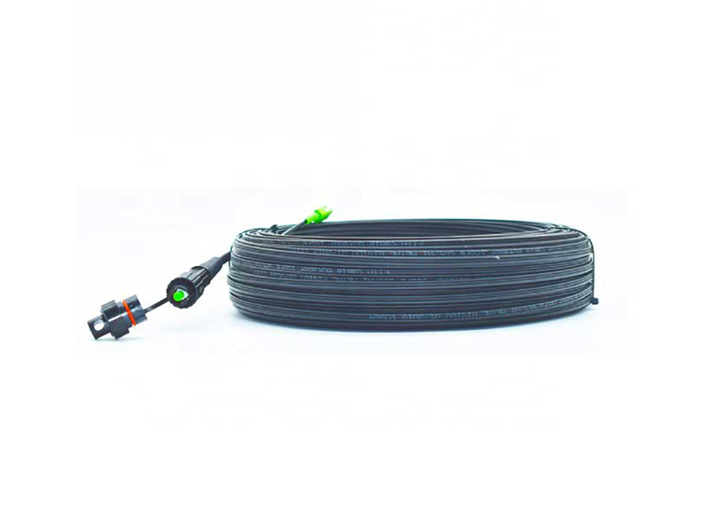 Mini SCAPC impermeable al cable de conexi&oacute;n de fibra &oacute;ptica SCAPC endurecido para FTTH