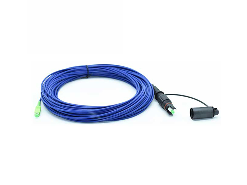Cable de fibra &oacute;ptica blindado a precio de f&aacute;brica compatible Cable de conexi&oacute;n OptiTap SCAPC H Optic Corning para FTTH FTTA