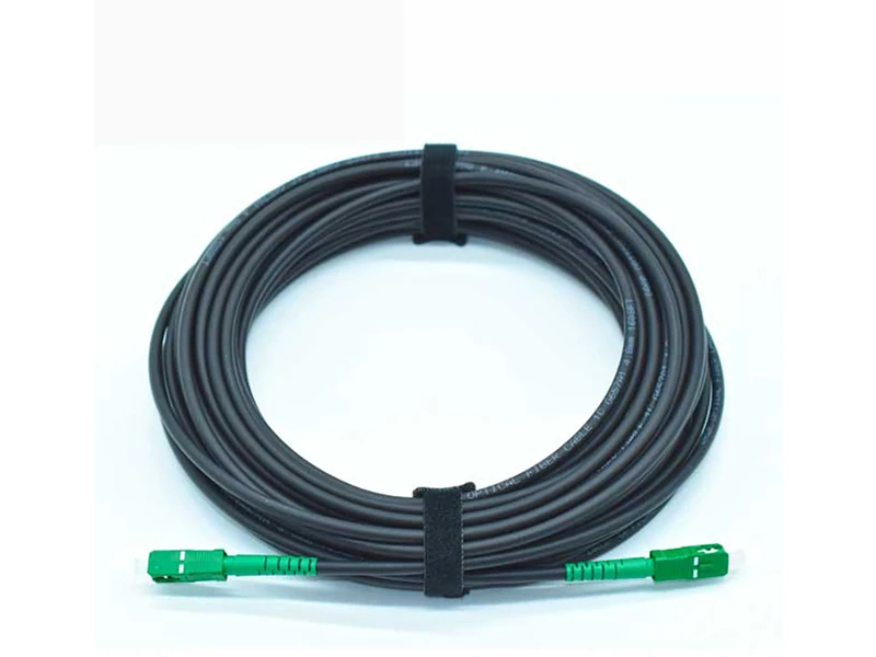 Cable redondo FTTH de 4,8 mm SCAPC SCAPC de 1 n&uacute;cleo G657A1 G657A2 LSZH 30M