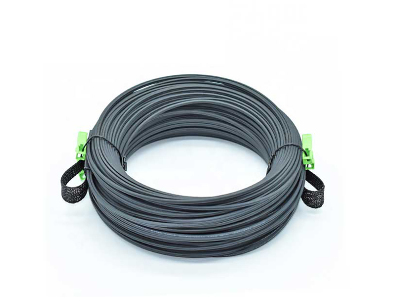 SM 2 n&uacute;cleos SCAPC SCAPC G657B3 KFRP LSZH negro con cable de conexi&oacute;n FTTH de 30 m tipo calcet&iacute;n