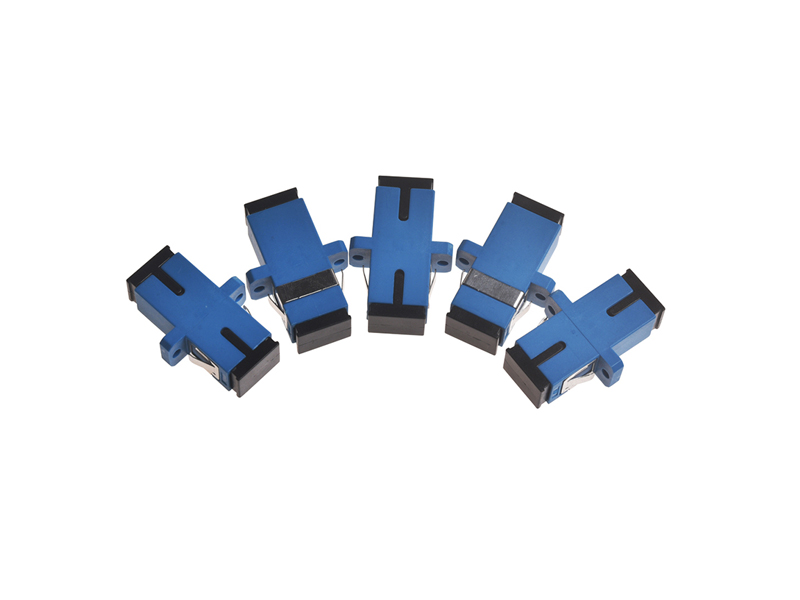 Adaptador simplex monomodo de fibra &oacute;ptica FTTH SC UPC SX