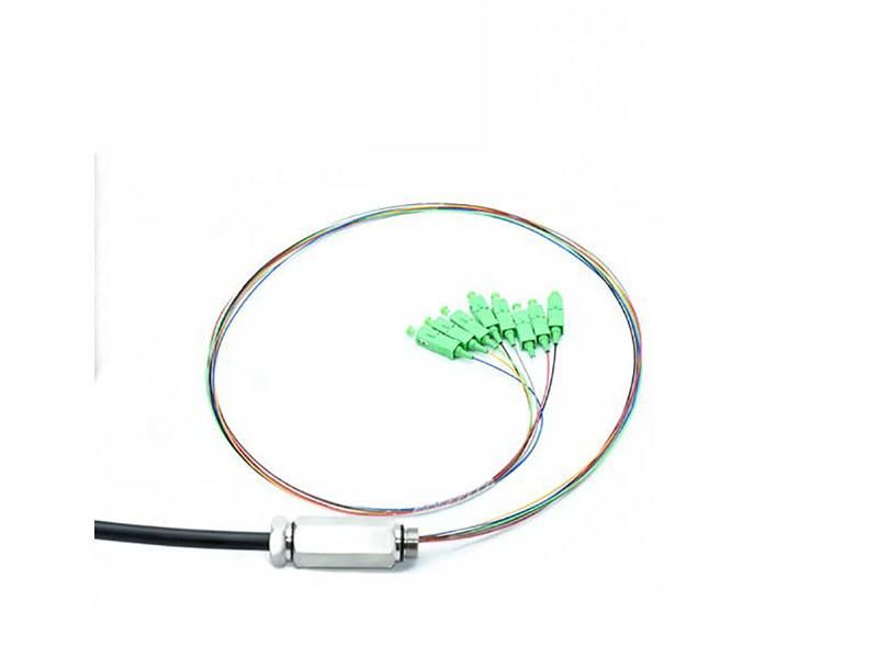 Conector flexible de fibra &oacute;ptica ADSS SCAPC de 8 n&uacute;cleos para exteriores, precio de f&aacute;brica