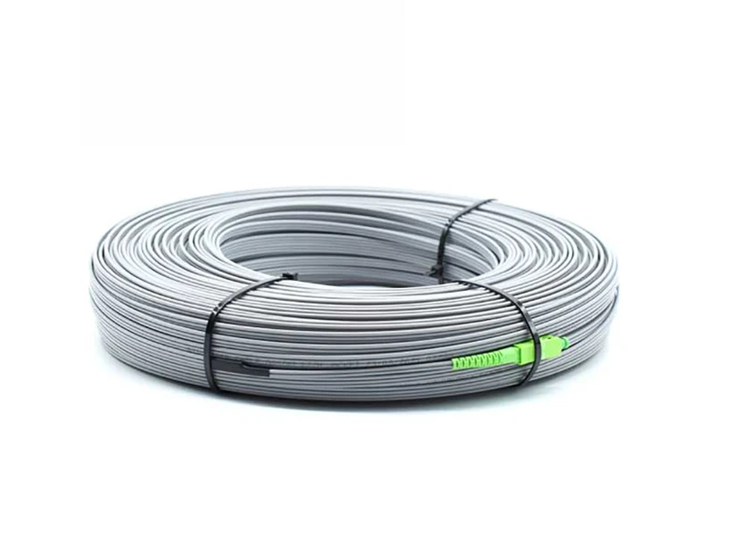 SM SX SCAPC Gris LSZH para cable de bajada FTTH Cable de conexi&oacute;n de fibra Fibra Optica Pigtail