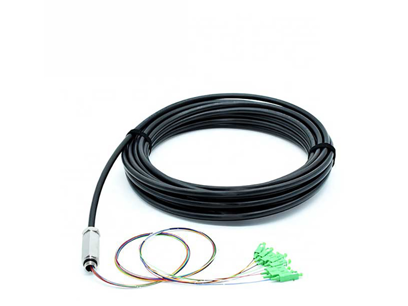 Conector flexible de fibra &oacute;ptica ADSS SCAPC de 8 n&uacute;cleos para exteriores, precio de f&aacute;brica