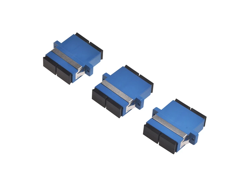 Adaptador d&uacute;plex monomodo de fibra &oacute;ptica FTTH SC UPC SM DX