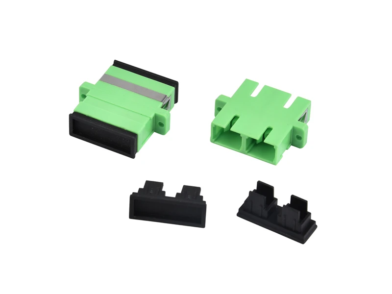 Adaptador d&uacute;plex monomodo de fibra &oacute;ptica FTTH SC APC DX