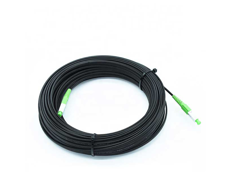 SM 1 n&uacute;cleo SCAPC SCAPC G657B3 KFRP LSZH negro con calcet&iacute;n de tracci&oacute;n Cable de conexi&oacute;n FTTH Cable de conexi&oacute;n FTTH