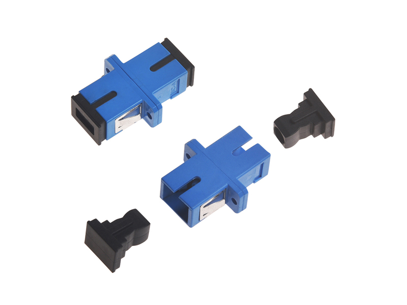Adaptador simplex monomodo de fibra &oacute;ptica FTTH SC UPC SX